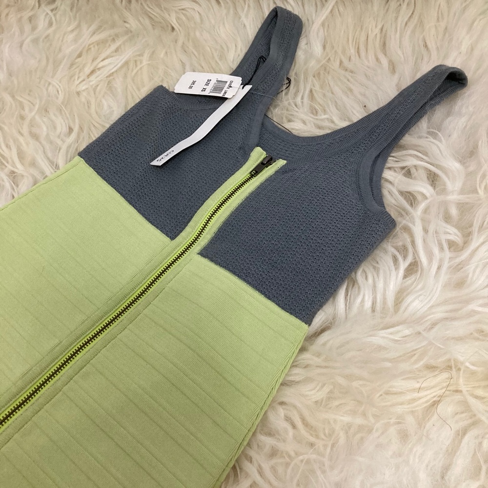 CUT25 BY YIGAL AZROUËL Colorblock Pattern Mini Dress - Picture 8 of 10